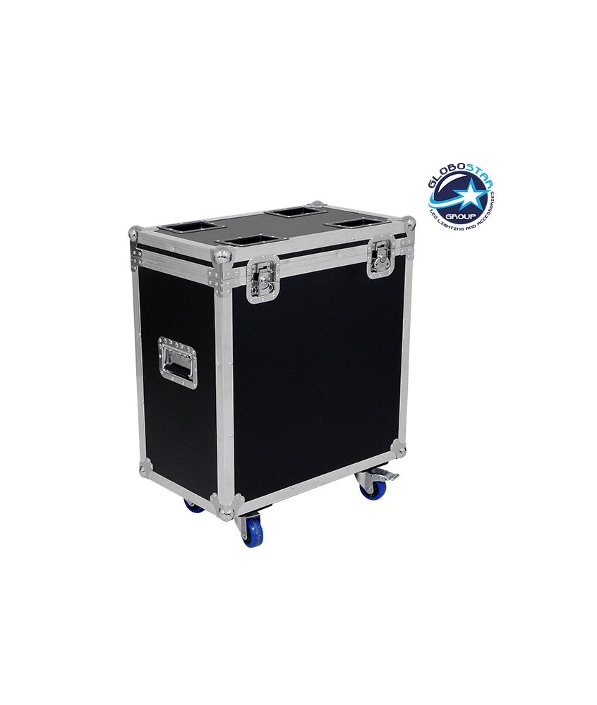 Επαγγελματικό Flight Case για 2 Κινούμενες Ρομποτικές Κεφαλές Artemis BEAM Rainbow Effect Philips YODN 9R RGBW 260W 230V Zoom 0° - 3.8° GloboStar 51163